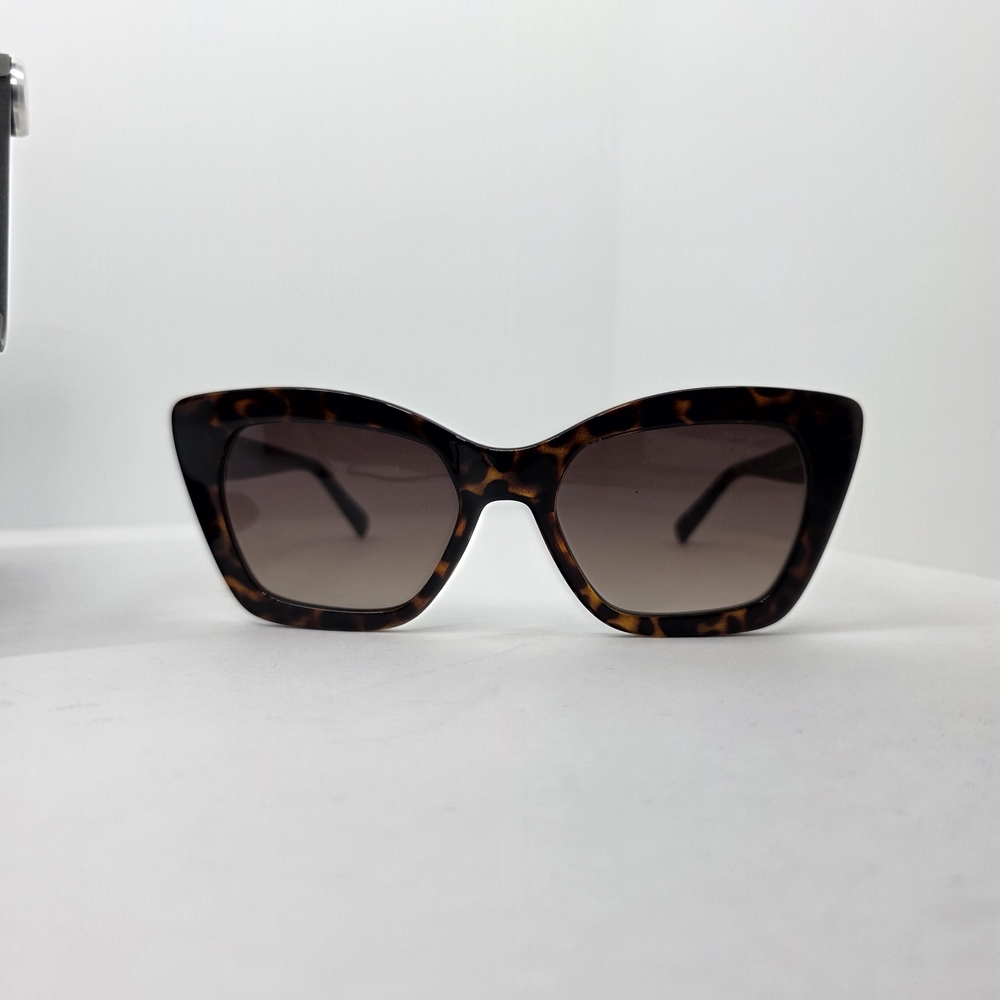 Kenneth Cole Elegant Tortoise Shell Cat-Eye Sunglasses